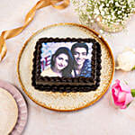 Decorated Chocolate Photo Cake 1kg