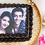 Decorated Chocolate Photo Cake 1kg