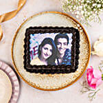 Decorated Chocolate Photo Cake 1kg