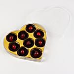 Caramel Chocolate Pralines Heart-Shaped Box