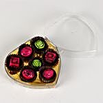 Tasty Truffles & Praline Heart-Shaped Box- 7 Pcs