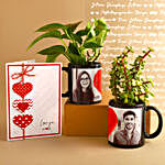 Plant Couple Personalised Combo