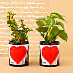 Plant Couple Personalised Combo