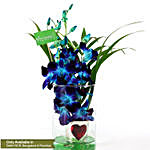 Hearty Orchid Vase Arrangement