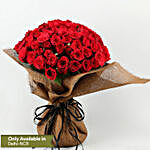 Hundred Red Roses Bunch