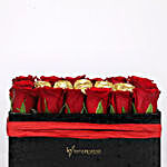 Sumptuous Box of Roses & Chocolates