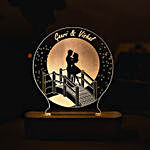 Personalised Couple On Bridge Night Lamp