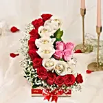 Enchanting Roses & Chocolates Arrangement