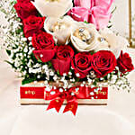 Enchanting Roses & Chocolates Arrangement