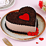 Crimson Heart Chocolate Cake