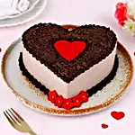 Choco Heart Valentine's Cake- 1 Kg