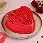 Happy Valentine's Day Red Heart Cake- 2 Kg