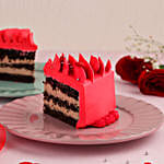 Happy Valentine's Day Red Heart Cake- 2 Kg