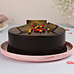 Yummy Truffle Cream Cake 1 Kg Eggless