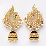 PANASH Motif Jhumka Style Earrings