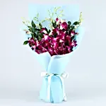 Heartfelt Feelings Orchids Bouquet With Celebrations Box