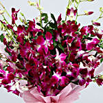 Luxe Love Orchids Bouquet With Truffle Cake