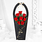 Gracefully Yours Red Rose Arrangement