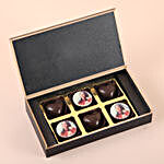 Happy Valentine's Day Personalised Chocolate Box- 6 Pcs