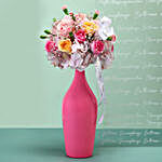 Peachy Feelings Floral Vase