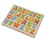 Capital Alphabets Tray With Knobs
