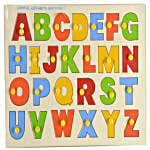Capital Alphabets Tray With Knobs