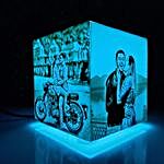 Personalised The Colour Of Love Photo Lamp