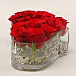 Heart Of Roses Vase