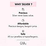 Giva 925 Silver Rose Gold Love Heart Set