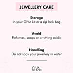 Giva 925 Silver Rose Gold Love Heart Set