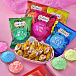 HERBAL Amora Collection Gulal  & gujiya Hamper