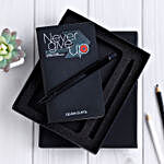 Never Give Up Personalised Notebook N Pen