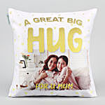 Big Hug Personalised Cushion
 Hand Delivery
