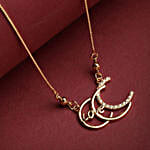 Entwined Moon Pendant