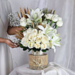 Heavenly White Flowers Arrangement