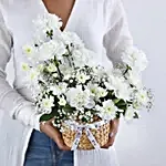 Pristine Beauty Floral Basket