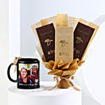 Gourmet Dark Chocolate & Personalised Mug Combo