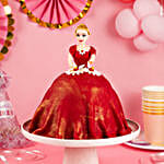 Charmed In Red Doll Cake