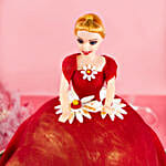 Charmed In Red Doll Cake