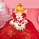 Charmed In Red Doll Cake