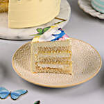 Personalised Butterfly Tiara Photo Cake