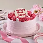 Blushing Love For Mom Sweet Cake