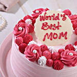 Blushing Love For Mom Sweet Cake