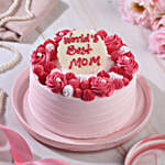 Blushing Love For Mom Sweet Cake