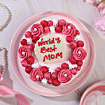 Blushing Love For Mom Sweet Cake