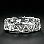 Zewar Trillion Cut Diamond Band 6mm