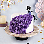 Lilac Princess Chocolate Cake