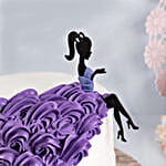 Lilac Princess Chocolate Cake
