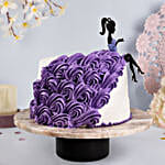 Lilac Princess Chocolate Cake