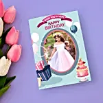 Personalised Birthday Card for Girls